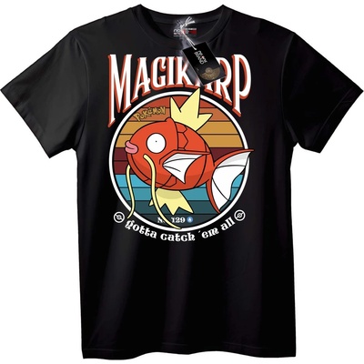 NOONEBRAND Магикарп Тениска: Gotta Catch 'Em All - 2XL, White