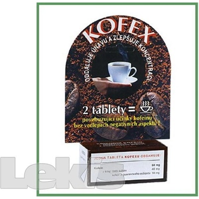 Naturvita Kofex přírodní kofein + guarana 80 tablet