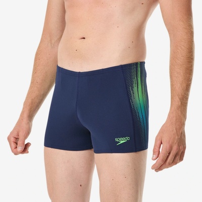 Speedo pánske boxerkové plavky tmavomodro-zelené