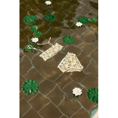 Tinycottons Детски бански от две части Tinycottons ORANGES SMOCK SWIM SET (SS26.462)