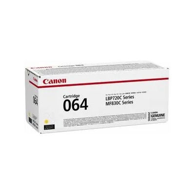 Canon Оригинална Тонер Касета Canon CRG-064, До 5 000 страници, Yellow, 4931C001AA