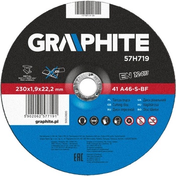 Graphite Kotouč řezný 230 x 22 x 1,9 mm 57H719