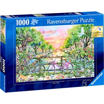 Ravensburger Пъзел Ravensburger от 1000 части - Мечтани велосипеди в Амстердам (12001089)