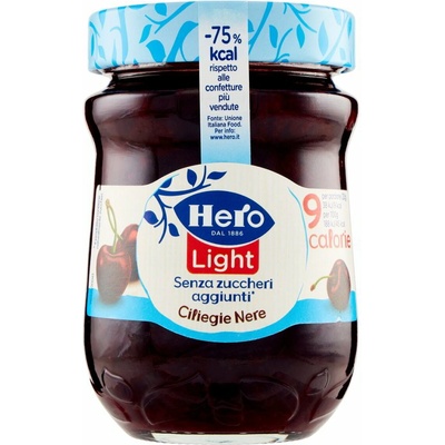 Hero džem z tmavých čerešní bez cukru 280 g