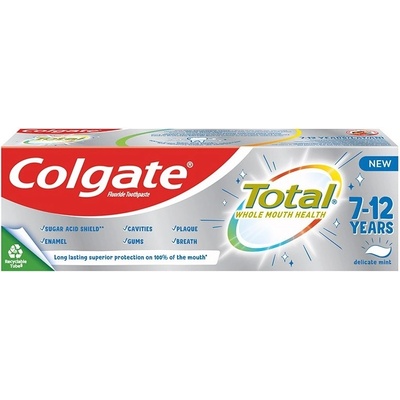 Colgate Total Junior Zubná pasta pre deti vo veku 7 - 12 rokov 50 ml