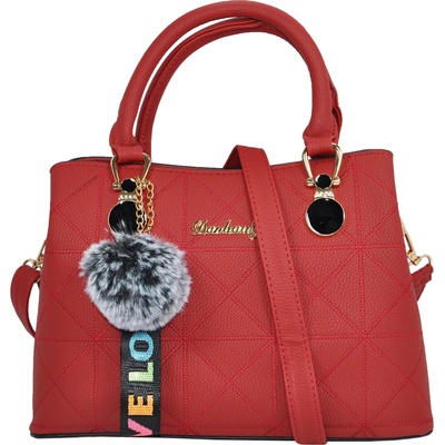 Danbaoly Дамска Чанта Danbaoly Abigail, Червена, Различни цветове (DA-178-RED)