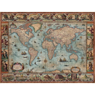 HEYE Map Art Svet Willema Blaeu 1500 dielov