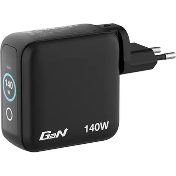 Image 1 of Verbatim Зарядно устройство, Verbatim Mini GaN Charger 140W with Display (30240)