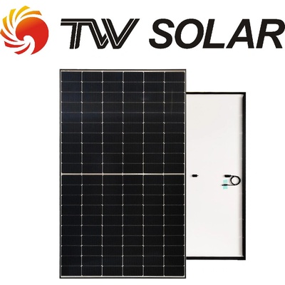 TW Solar 490 Wp Black Frame N-Type Half-cell MBB 22,6% TWMND-60HS490