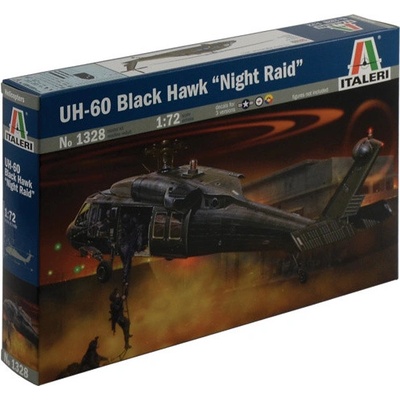 Italeri Sikorsky UH-60/MH-60 černá Hawk NIGHT RAID Model Kit 2706 1:48