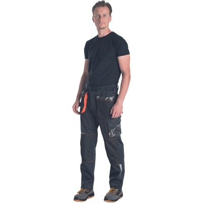 ČERVA Kalhoty EMERTON STRETCH do pasu Černá/maskáčová