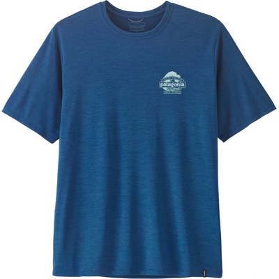 Patagonia Men's Capilene Cool Daily Shirt - Great Waves Размер: M / Цвят: син