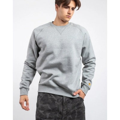 Carhartt WIP Chase Sweat Grey Heather / Gold