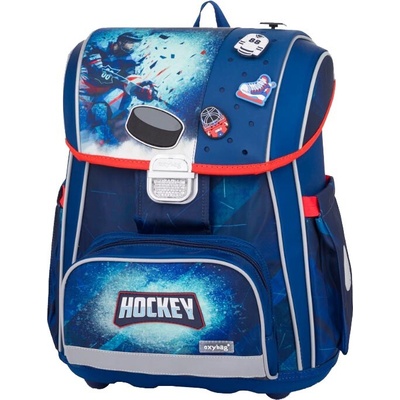Oxybag aktovka premium hockey modrá mix