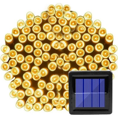 Solar 206 22 Solární vánoční řetěz žlutá 200LED 22Metrů