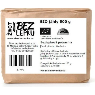 Život bez lepku BIO pšeno 0,5 kg