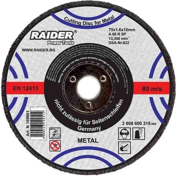Raider Диск за метал 115х1.6х22.2mm - 160106
