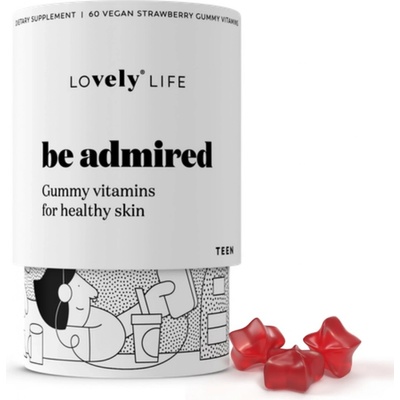 VELY Be admired gumové Vitamíny pre zdravú pleť 60 kusov