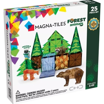 Magna-Tiles 25 - Zvířátka v lese