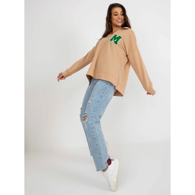 Oversize tričko S NÁŠIVKOU LK BZ 509270.43 CAMEL