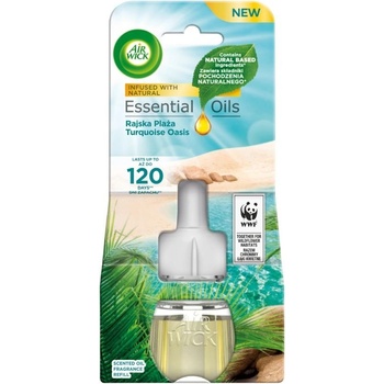 Air Wick Life Scents Tyrkysová laguna elektrický osvěžovač náhradní náplň 19 ml