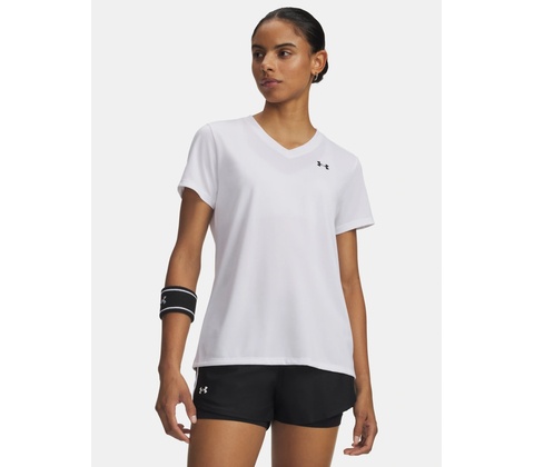 Under Armour Dámské triko Tech SSV Solid white