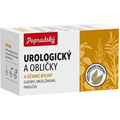 Popradský Urologický a obličky bylinný čaj 15 x 1,5 g