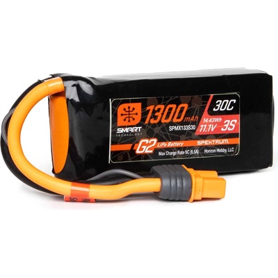 Spektrum Smart G2 LiPo 3S 30C IC3 Plug 11,1V 1300 mAh