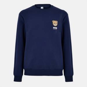 Moschino Блуза MOSCHINO Men's Bear Embroidered Crew-Neck Sweatshirt - Blue