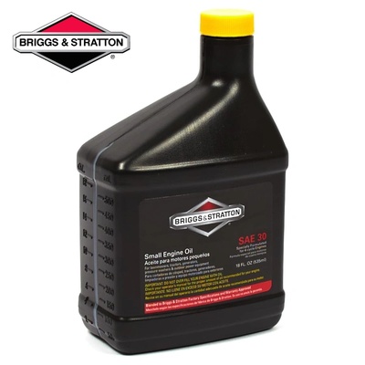 Briggs & Stratton Масло за 4-тактови двигатели с въздушно охлаждане, SAE 30 - лятно 0.6 л / Briggs Stratton 100005E / (BRGS 100005E)
