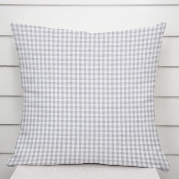 Biante Rebeka RE-015 svetlo sivo biela kocka malá 70 x 90 cm