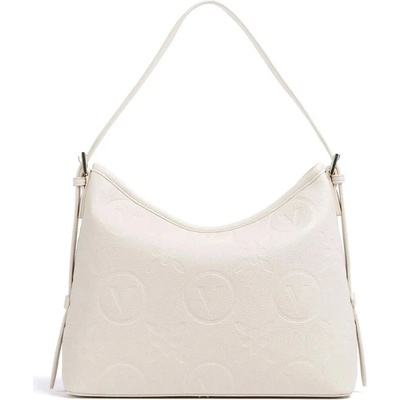 Valentino Bags SR kabelka hobo vytlačené logo krémová