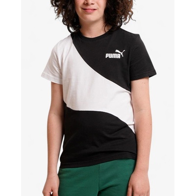PUMA Power Cat Tee Black/White