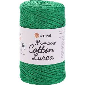 YARNART Macrame Cotton Lurex 2 mm 205 m 728 юта (Macrame Cotton Lurex 728)