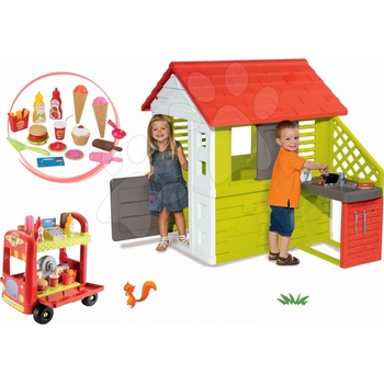Smoby set domček Pretty Nature a hojdčka Tuleň