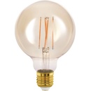 Eglo Retro filamentová LED žárovka , E27, G95, 4W, 350lm, 2200K, teplá bílá, jantarová