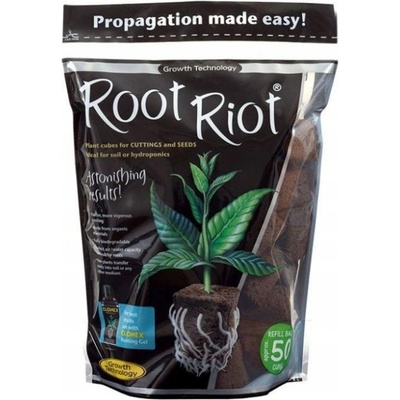 Growth Technology Root Riot 50, sadbovací kostky bez sadbovače 50 ks