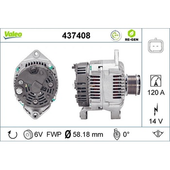 generátor VALEO 437408