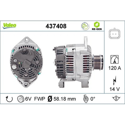 generátor VALEO 437408