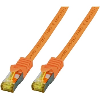 EFB Elektronik RJ45 Пач корда S-FTP, кат. 6A, LSZH, кат. 7 Raw cable, оранжева & mdash; 5 метра (MK7001.5O)
