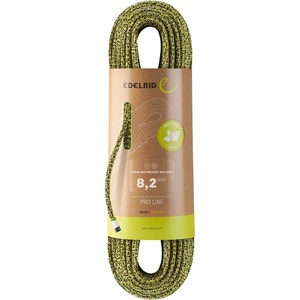 Edelrid Единично въже Edelrid Starling Protect Eco Dry 8, 2 mm Half rope - Yellow / Night - размер 60 m (308-0430-0212)