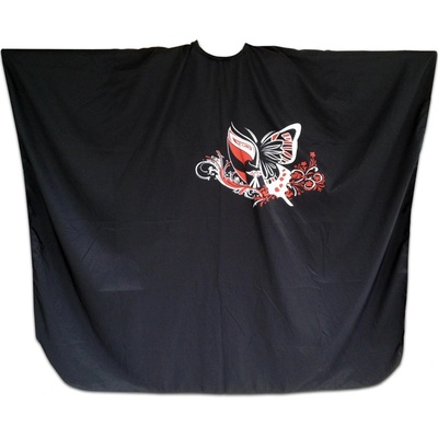 Salon Komplet Kadeřnická stříhací pláštěnka MOTÝL černá