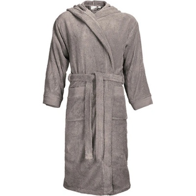 The One Towelling s kapucňou T1-BH taupe