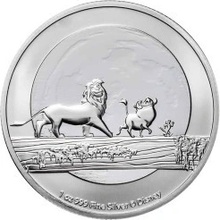 New Zealand Mint strieborná minca Lion King 2021 1 Oz