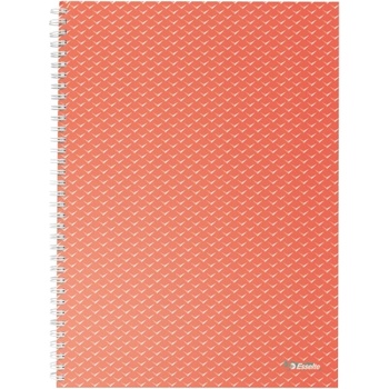 Esselte Colour "Breeze", тетрадка със спирала, A4, с подложки, корал (628483)