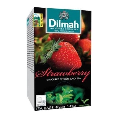 Dilmah Jahoda čierny čaj 20 x 2 g