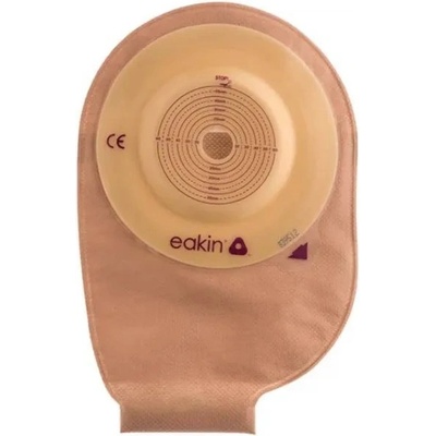 Pelican Sáček 1D Ileo Convex výpustný—Velký, měkký konvexní, béžový, otvor 35 mm, 10 ks