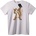NOONEBRAND Тениска Танцуваща катерица - 6XL, White