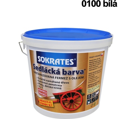 Sokrates Sedlácká barva 5 l Bílá