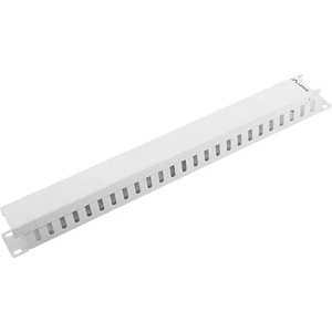 Lanberg 19" cable management panel type A 1U, grey (AK-1201-S)